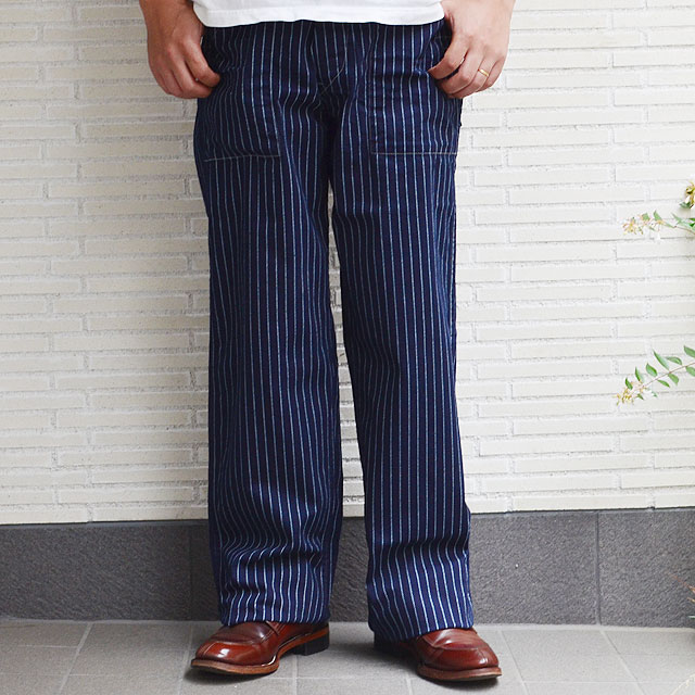 SUGAR CANE シュガーケーン ウォバッシュ ストライプ パンツ